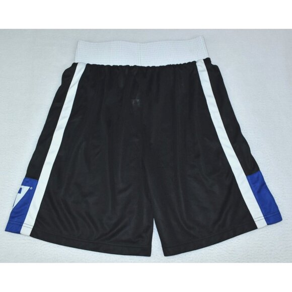 Title Boxing Mens Trunks Size L Black/White Elastic Waist Shorts 7" Inseam - Picture 9 of 12